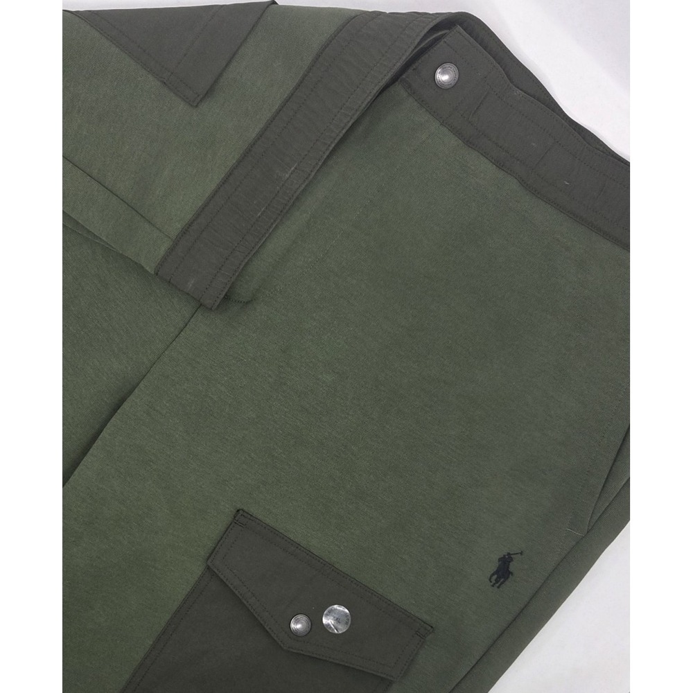Polo Ralph Lauren Hybrid Jogger Pants Mens Size 2XL XXL Green Cargo Pocket NWOT